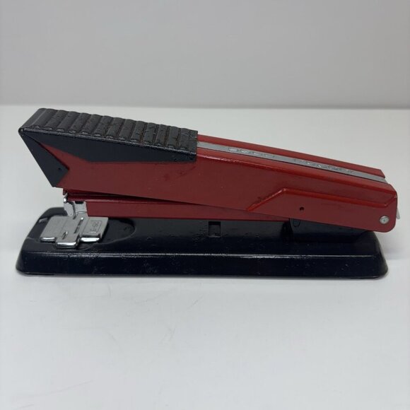 Vintage Esco Regent Stapler 24-6 Red & black 1970's - Picture 3 of 11